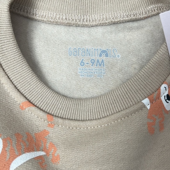 Garanimals Two Baby Boy Fleece Graphic Tops & 1 Short - Size 6/9 Months - Picture 6 of 10